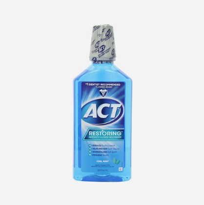 Picture of ACT Restoring Anti-Cavity Fluoride Mouthwash Cool Mint