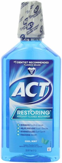Picture of ACT Restoring Anti-Cavity Fluoride Mouthwash Cool Mint