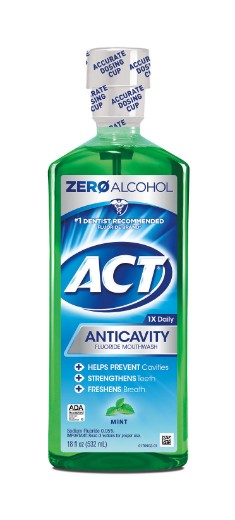 Picture of ACT Restoring Anti-Cavity Fluoride Mouthwash Cool Mint