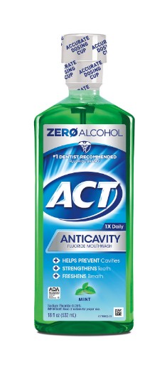 صورة ACT Restoring Anti-Cavity Fluoride Mouthwash Cool Mint