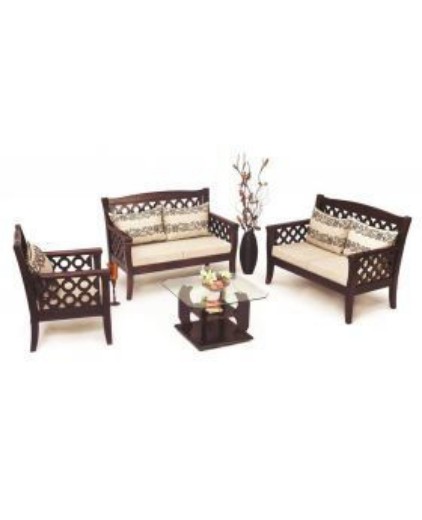 Picture of Wood Sofa Set
