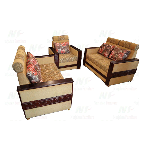 Picture of Box Design Wooden Sofa